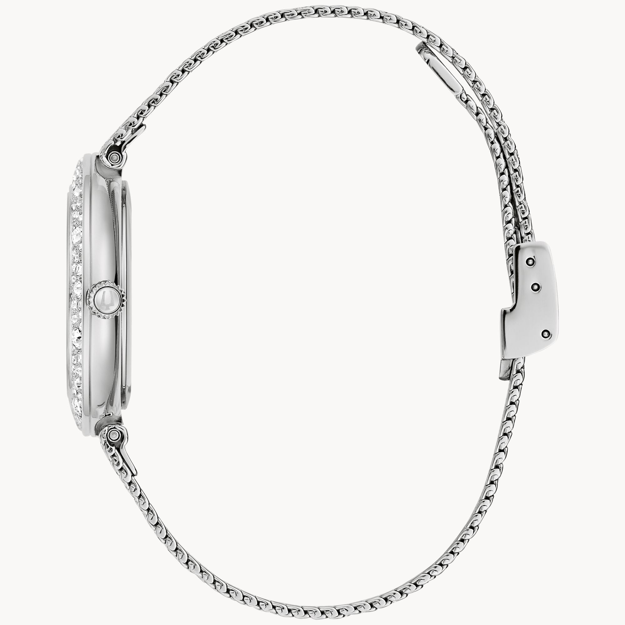 96L329 Reloj Bulova Crystal de dama correa mesh