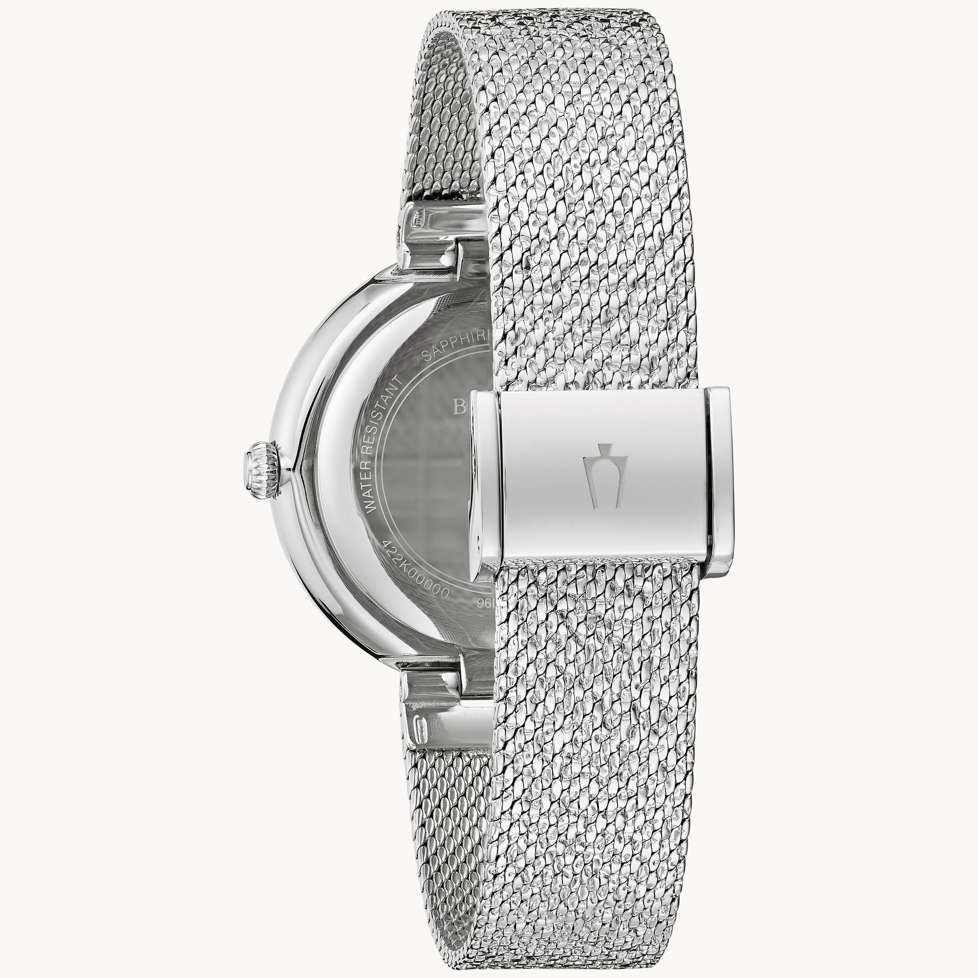 96L329 Reloj Bulova Crystal de dama correa mesh