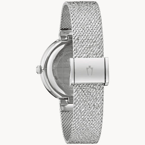 96L329 Reloj Bulova Crystal de dama correa mesh — imagen 2 de 3