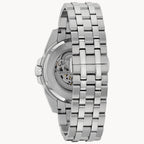 Reloj Bulova Sutton Hombre Acero Esqueleto Azul - Vista trasera