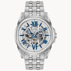 Reloj Bulova Sutton Hombre Acero Esqueleto Azul - Reloj original en Guatemala