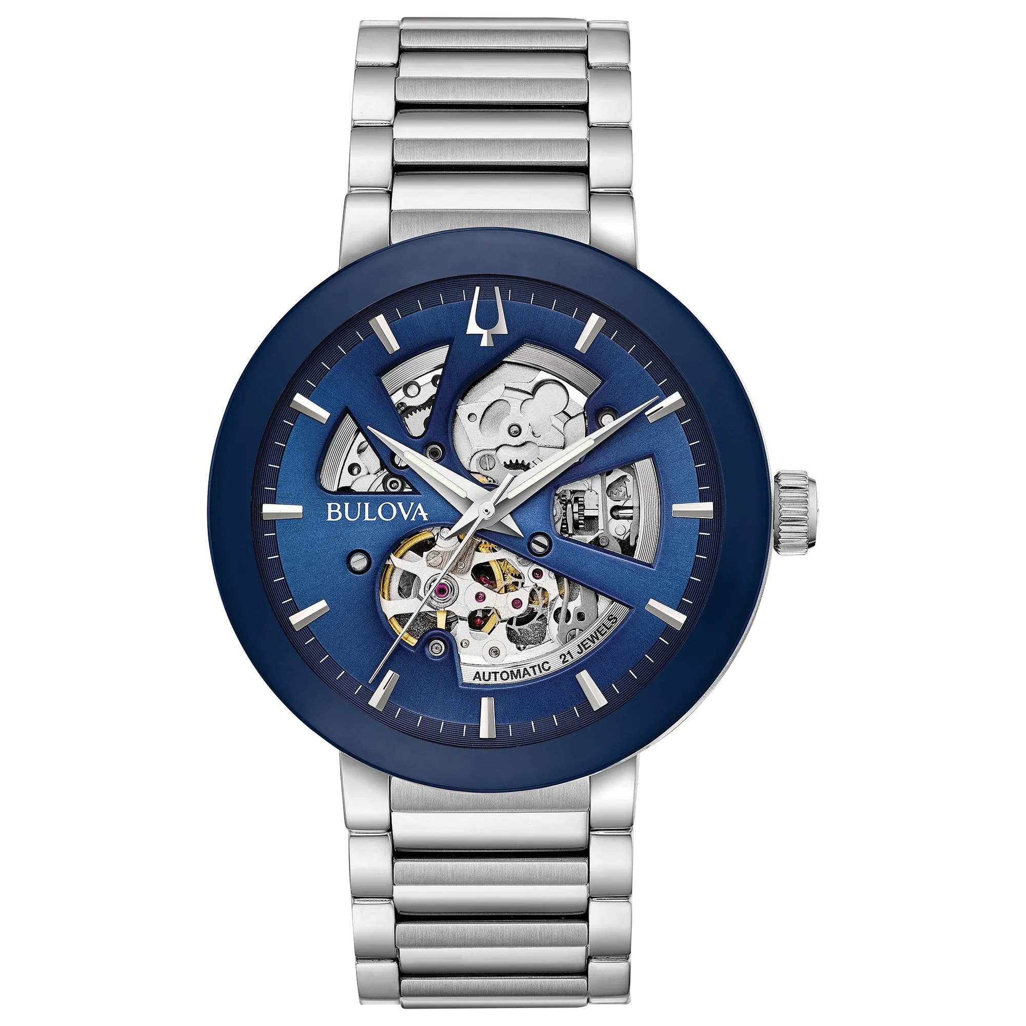 96A204 Reloj Bulova Futuro de hombre banda de metal