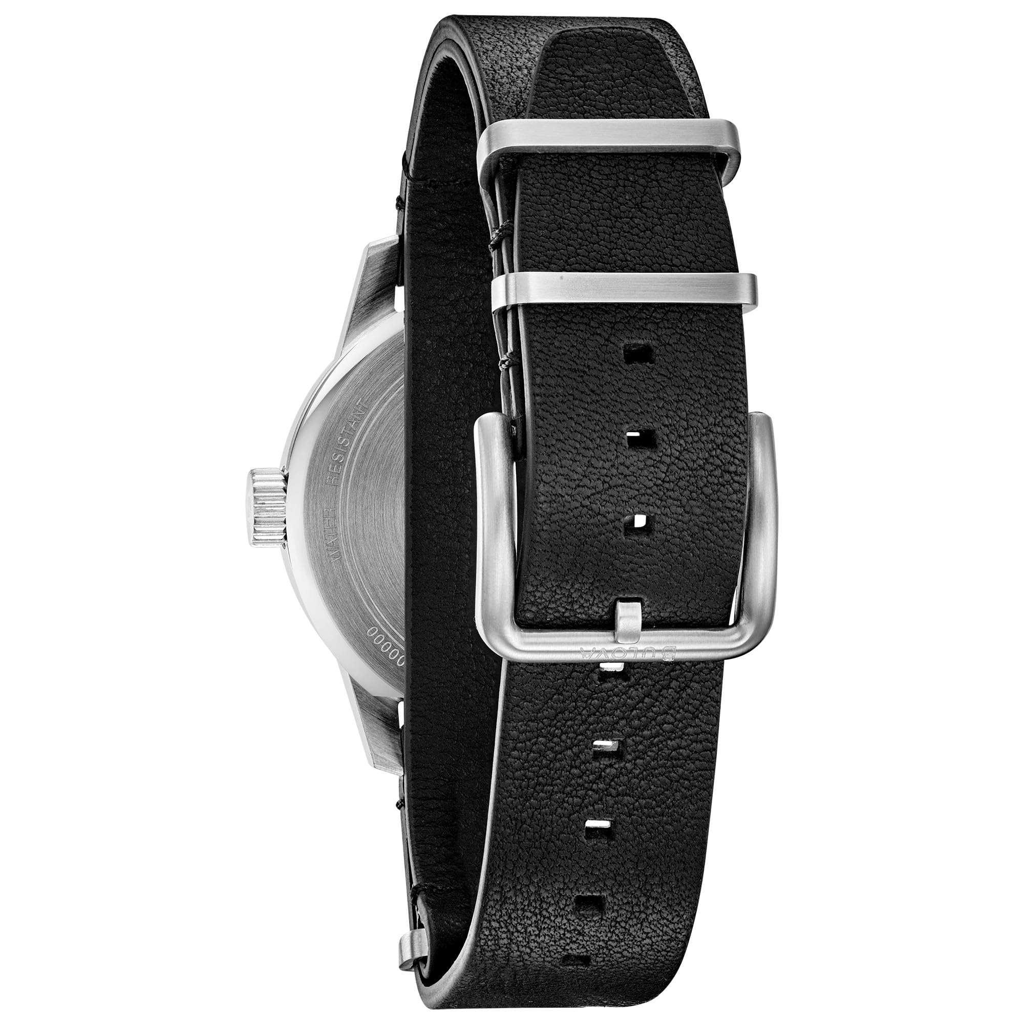 Reloj Bulova Military de hombre correa de piel - Detalle de esfera