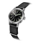 Reloj Bulova Military de hombre correa de piel - Vista lateral