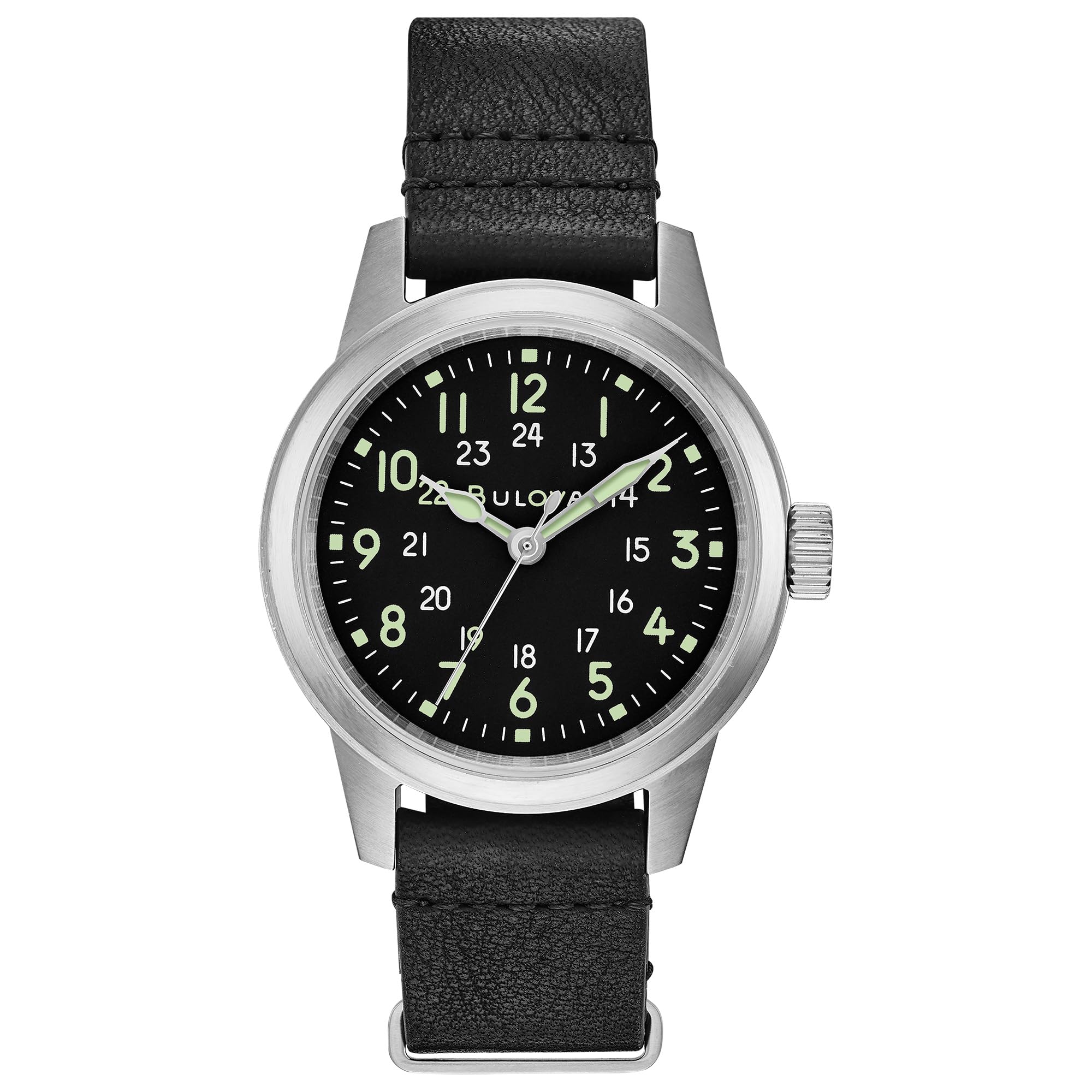 Reloj Bulova Military de hombre correa de piel - Reloj original en Guatemala