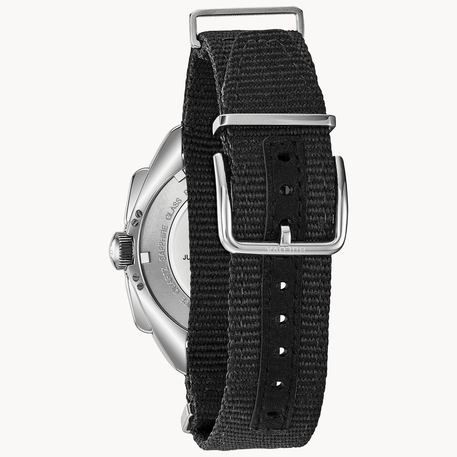 96A225 Reloj Bulova Lunar Pilot de caballero pulsera de tela 45 mm