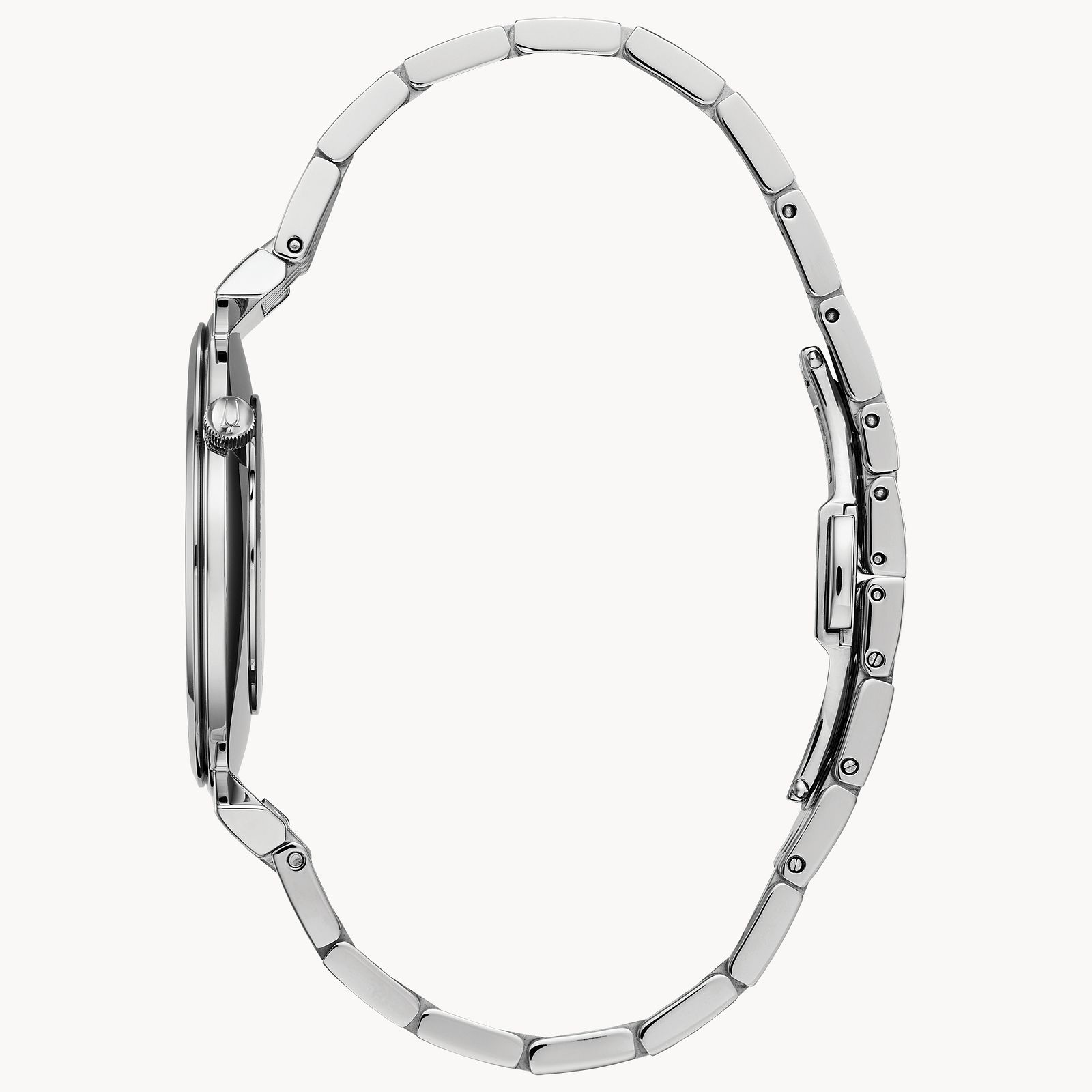 Reloj Bulova Regatta Hombre Acero Plateado - Vista lateral