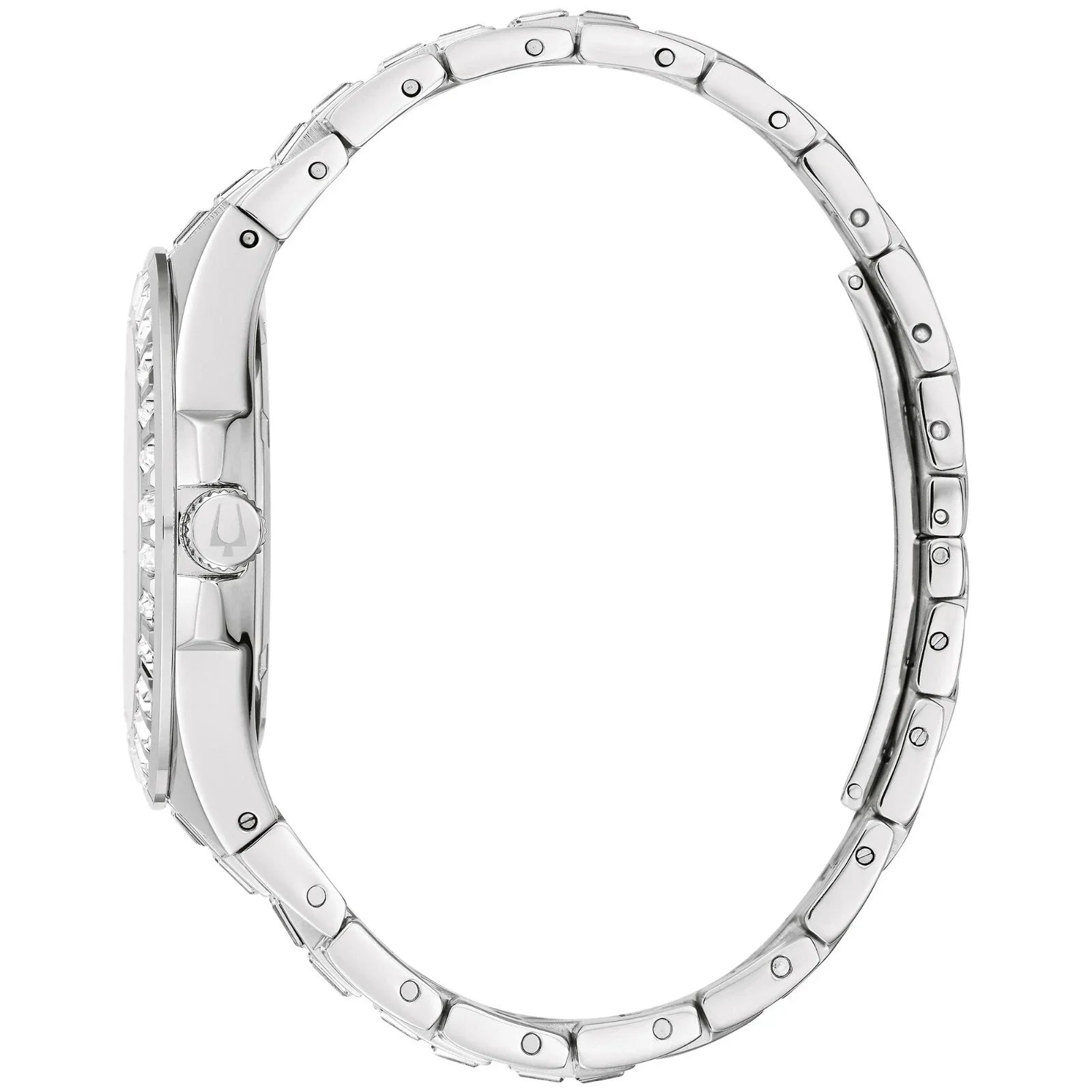 Reloj Bulova Phantom Hombre Acero Esfera Verde - Vista lateral