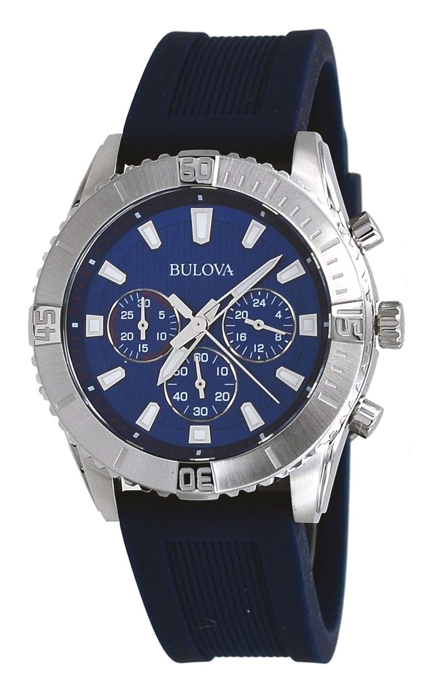 96A260 Reloj Bulova Wilton de caballero banda de caucho