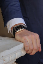 Reloj Bulova Sutton Automático Hombre Cuero Negro - Detalle de esfera