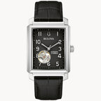 Reloj Bulova Sutton Automático Hombre Cuero Negro - Reloj original en Guatemala
