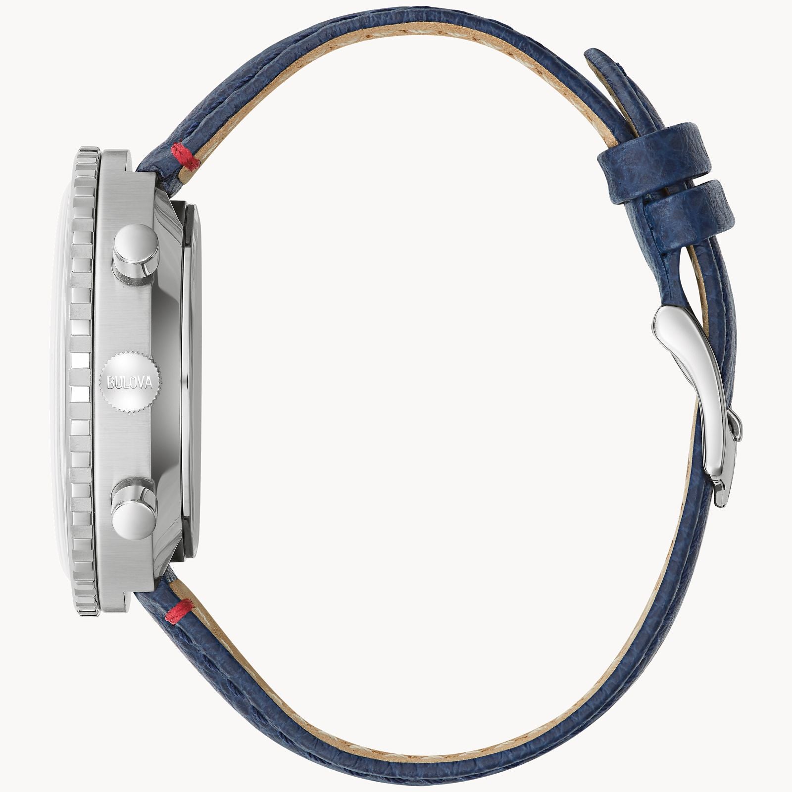 Reloj Bulova Chronograph C de hombre pulsera de cuero - Vista 5