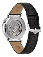 Reloj Bulova Aerojet Automático Hombre Piel Negra - Vista 5