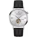 Reloj Bulova Aerojet Automático Hombre Piel Negra - Reloj original en Guatemala
