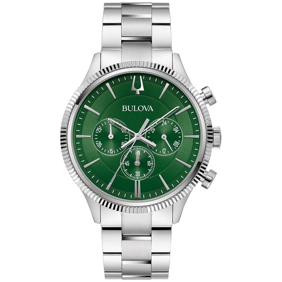 Reloj Bulova Classic Hombre Acero Esfera Verde - Reloj original en Guatemala