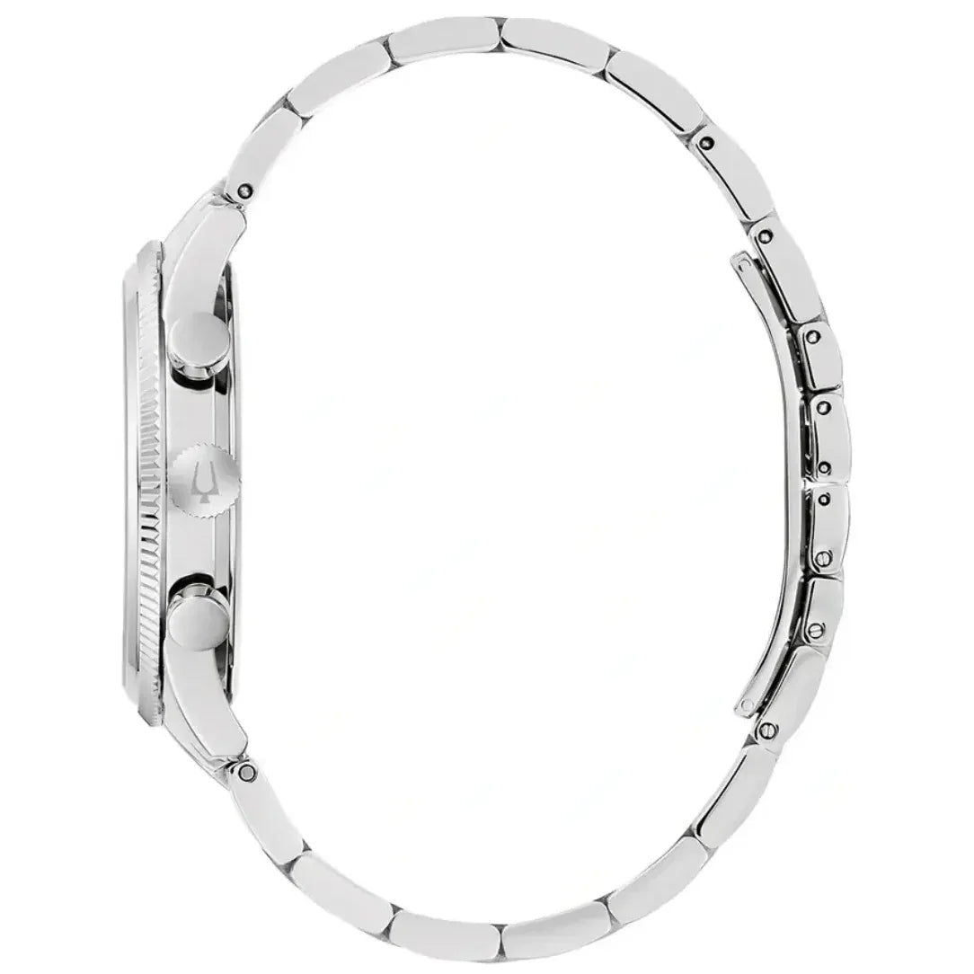 Reloj Bulova Classic de hombre pulsera de metal 42 mm - Detalle de esfera