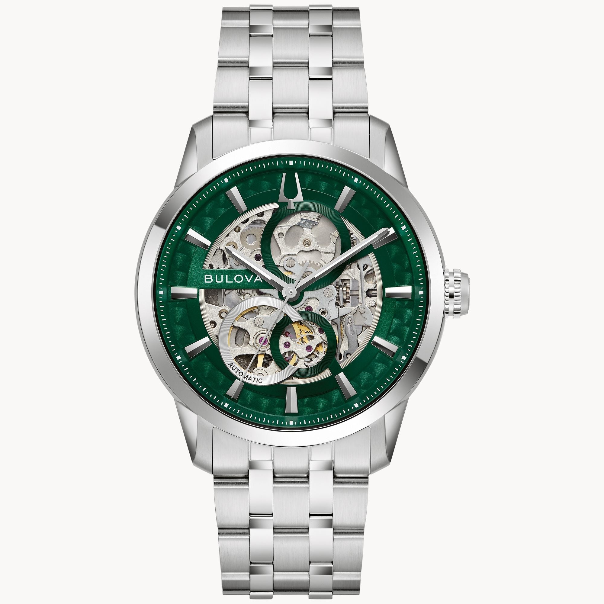 96A329 Reloj Bulova Sutton Automatico Skeleton de hombre