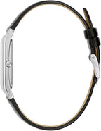 Reloj Bulova Classic Hombre Correa Cuero Negra - Detalle de esfera