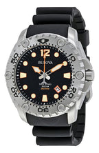 Reloj Bulova Sea King de hombre pulsera de caucho 48 mm - Vista trasera
