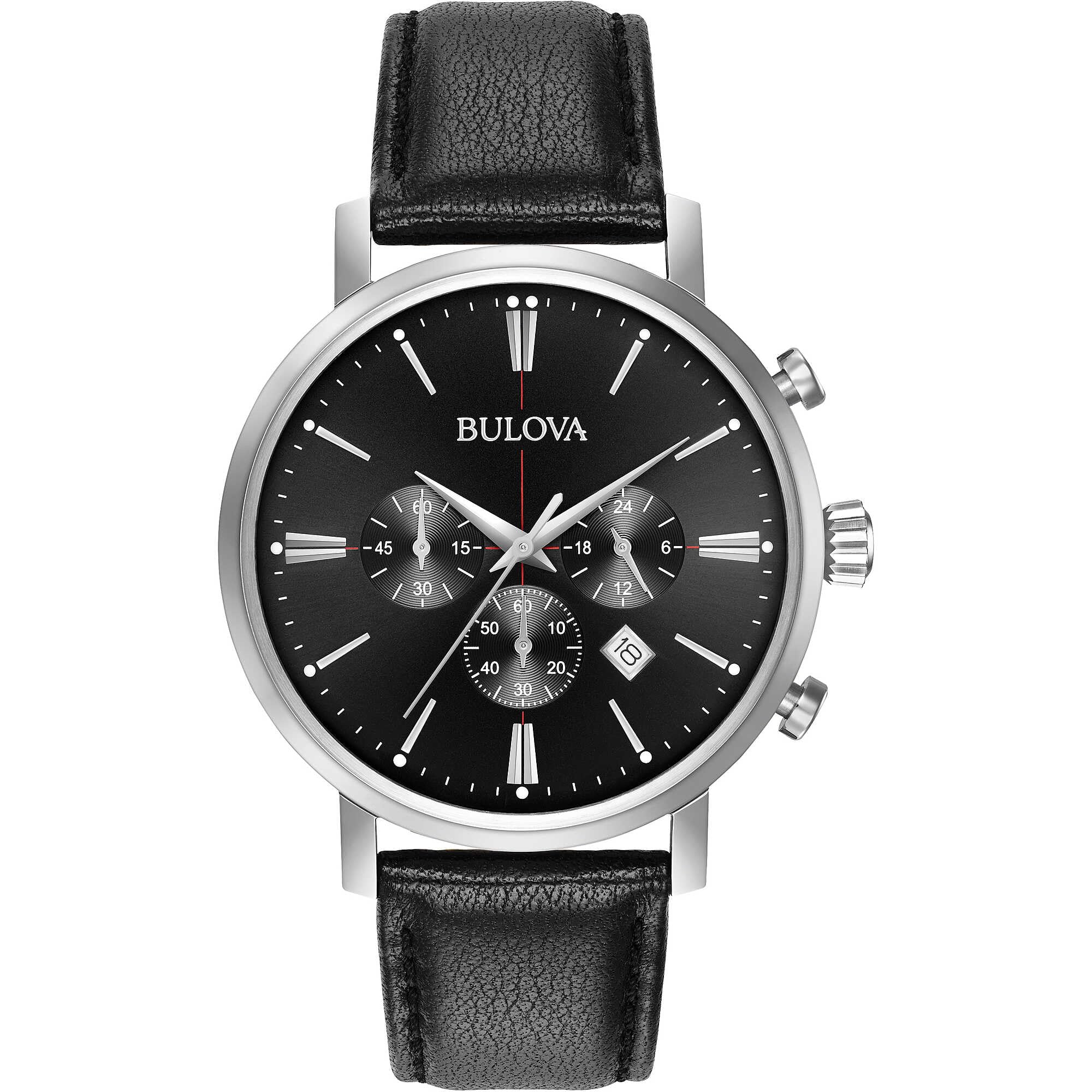 96B262 Reloj Bulova Classic Aerojet de hombre banda de piel