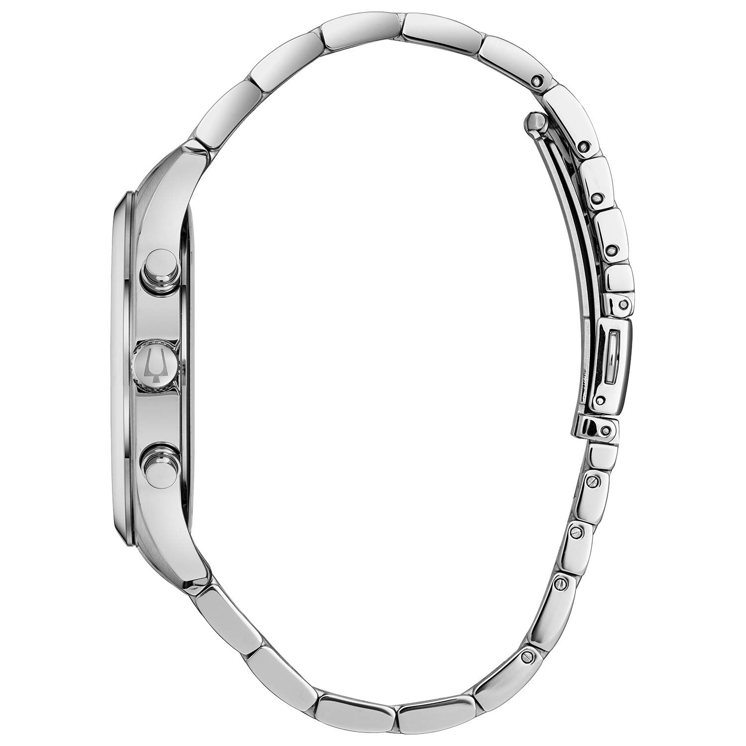 96B305 Reloj Bulova de hombre pulsera de metal - Acero Inoxidable Plateado