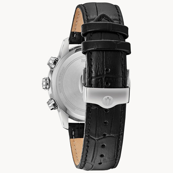 Reloj Bulova Sutton Hombre Correa Cuero Esfera - Vista lateral