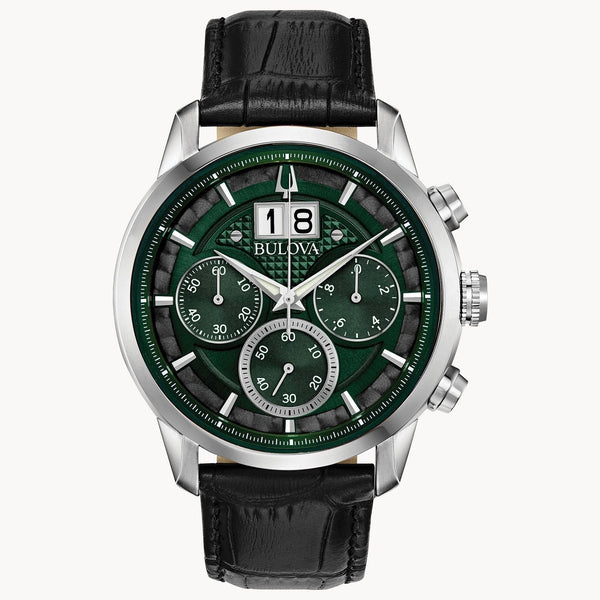 Reloj Bulova Sutton Hombre Correa Cuero Esfera - Reloj original en Guatemala