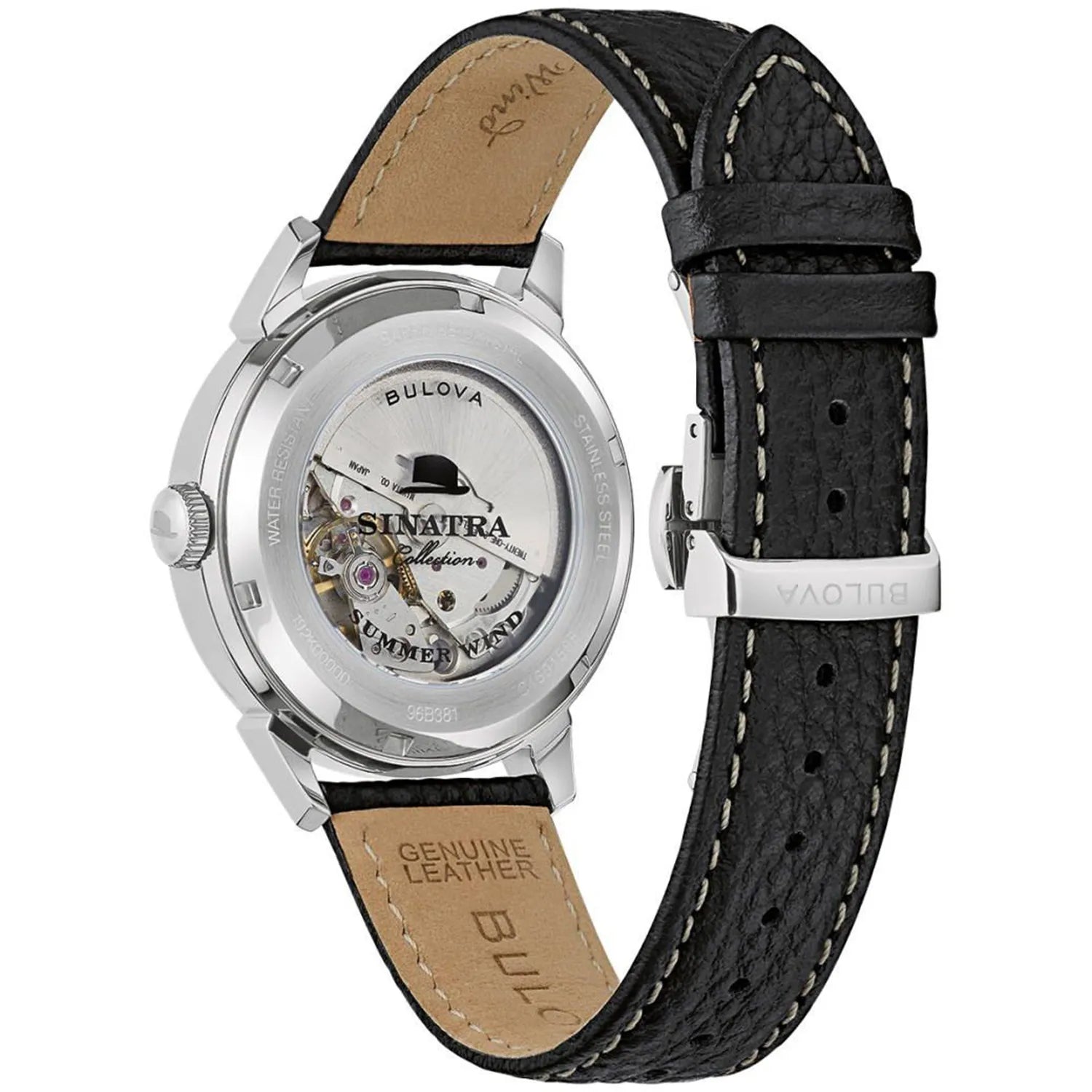 96B381 Reloj Bulova Frank Sinatra Summer Wind de hombre banda de piel 40 mm