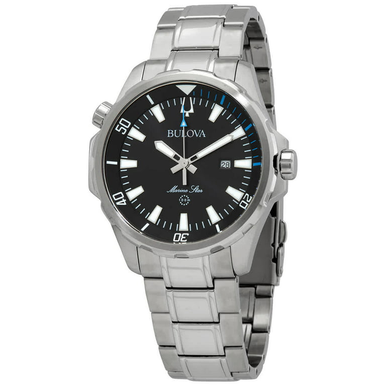 Reloj Bulova Marine Star Hombre Brazalete de Acero - Vista trasera