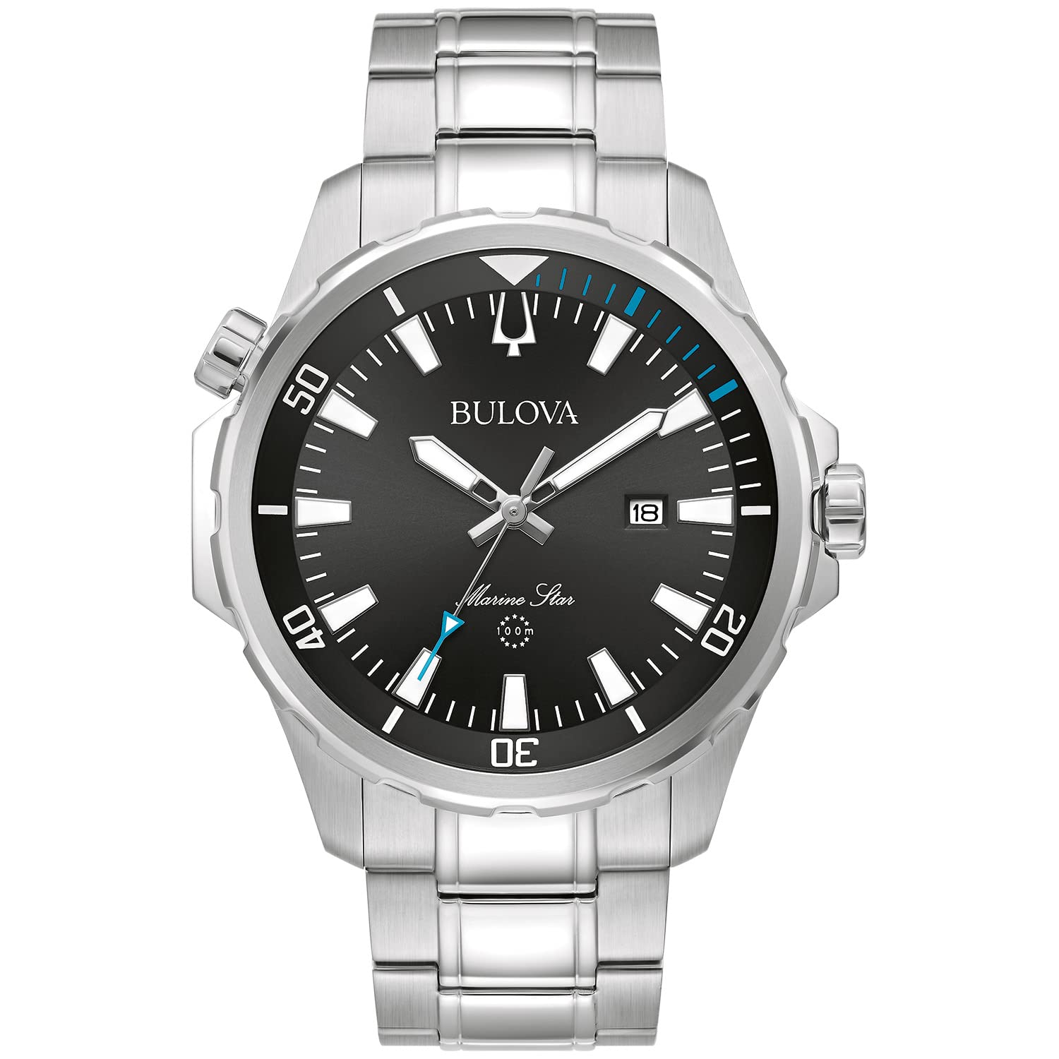 Reloj Bulova Marine Star Hombre Brazalete de Acero - Reloj original en Guatemala