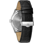 96B388 Reloj Bulova Wilton de hombre banda de piel 41 mm - Cuero Negro