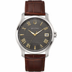 96B389 Reloj Bulova Wilton de hombre correa de metal - Cuero Marrón