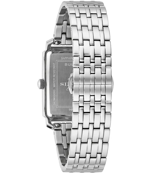 Reloj Bulova Frank Sinatra para caballero pulsera de metal - Vista lateral