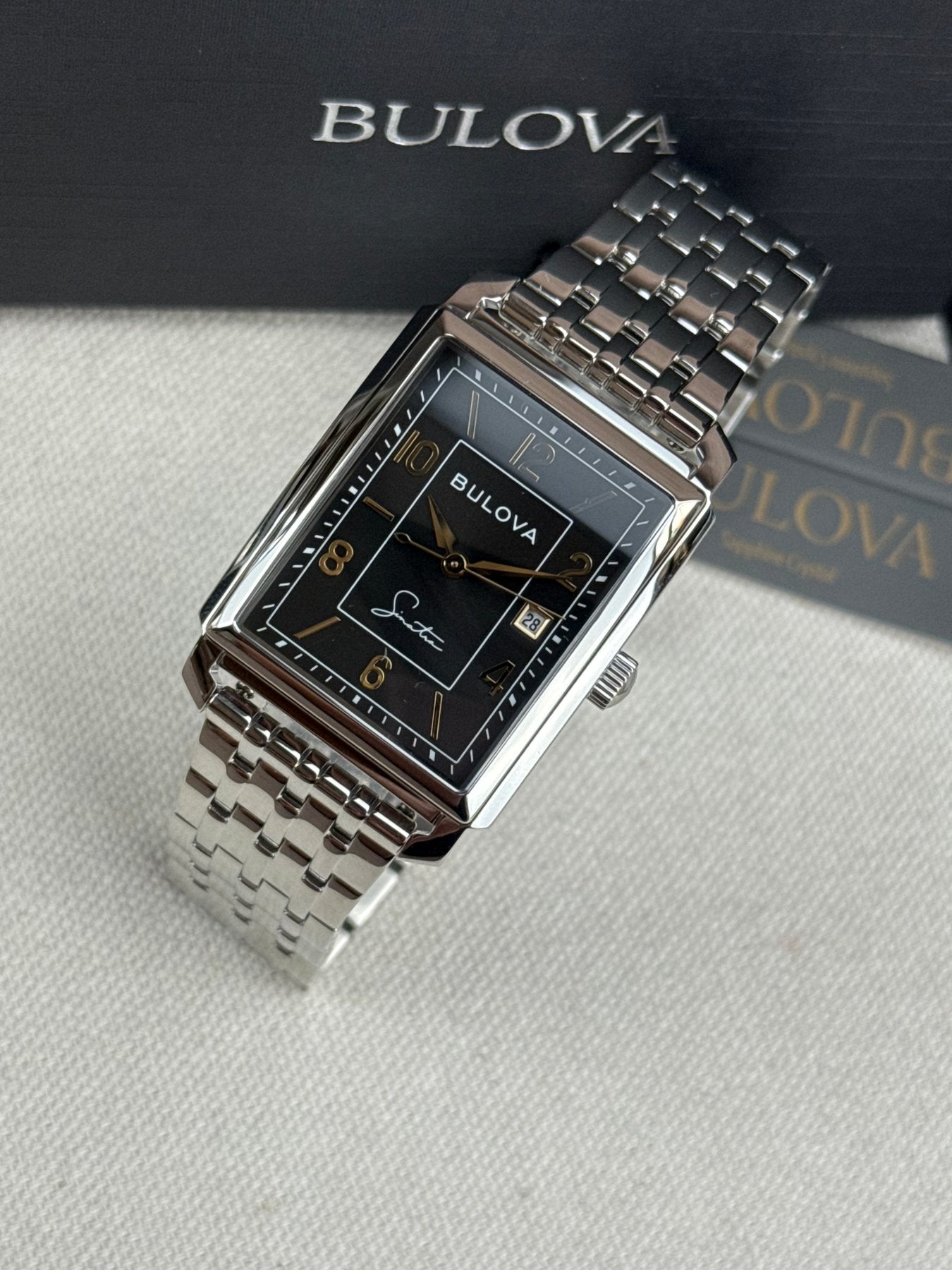 Reloj Bulova Frank Sinatra para caballero pulsera de metal - Vista 5