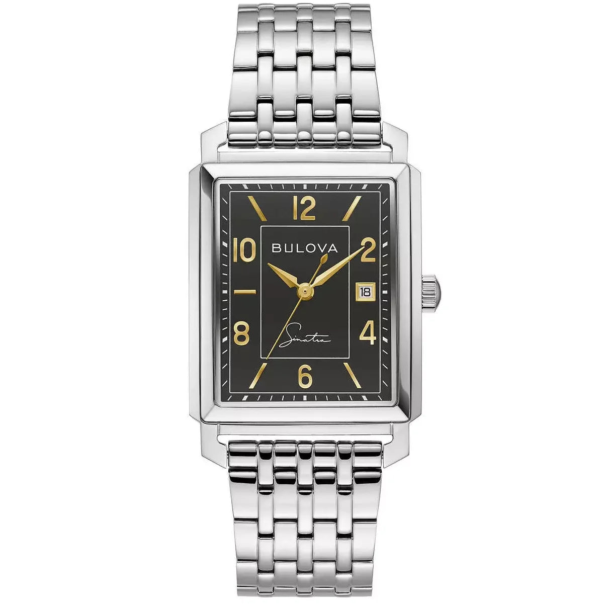 Reloj Bulova Frank Sinatra para caballero pulsera de metal - Reloj original en Guatemala