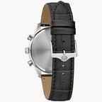 Reloj Bulova Sutton Hombre Correa de Cuero Negro - Vista lateral
