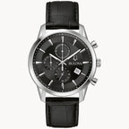 Reloj Bulova Sutton Hombre Correa de Cuero Negro - Reloj original en Guatemala