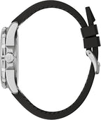 Reloj Bulova Marine Star Hombre Correa Piel Azul - Detalle de esfera