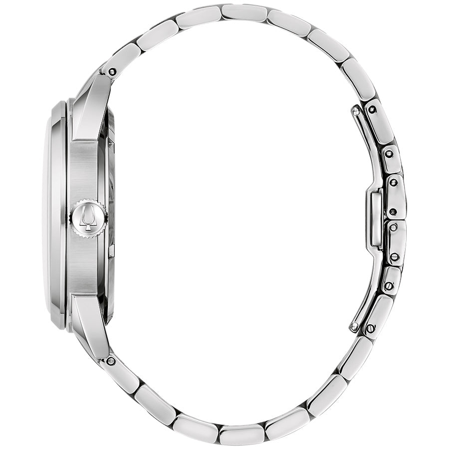 Reloj Bulova Surveyor de hombre correa de metal - Detalle de esfera