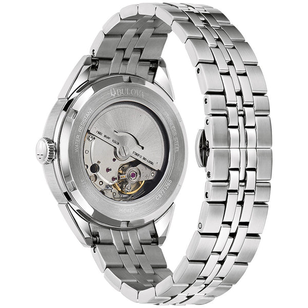 Reloj Bulova Surveyor de hombre correa de metal - Vista lateral