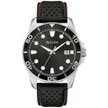 96B438 Reloj Bulova Sport Rugged de hombre correa de cuero - Cuero Negro