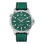 Reloj Bulova Marine Star Hombre Correa Cuero Verde - Reloj original en Guatemala