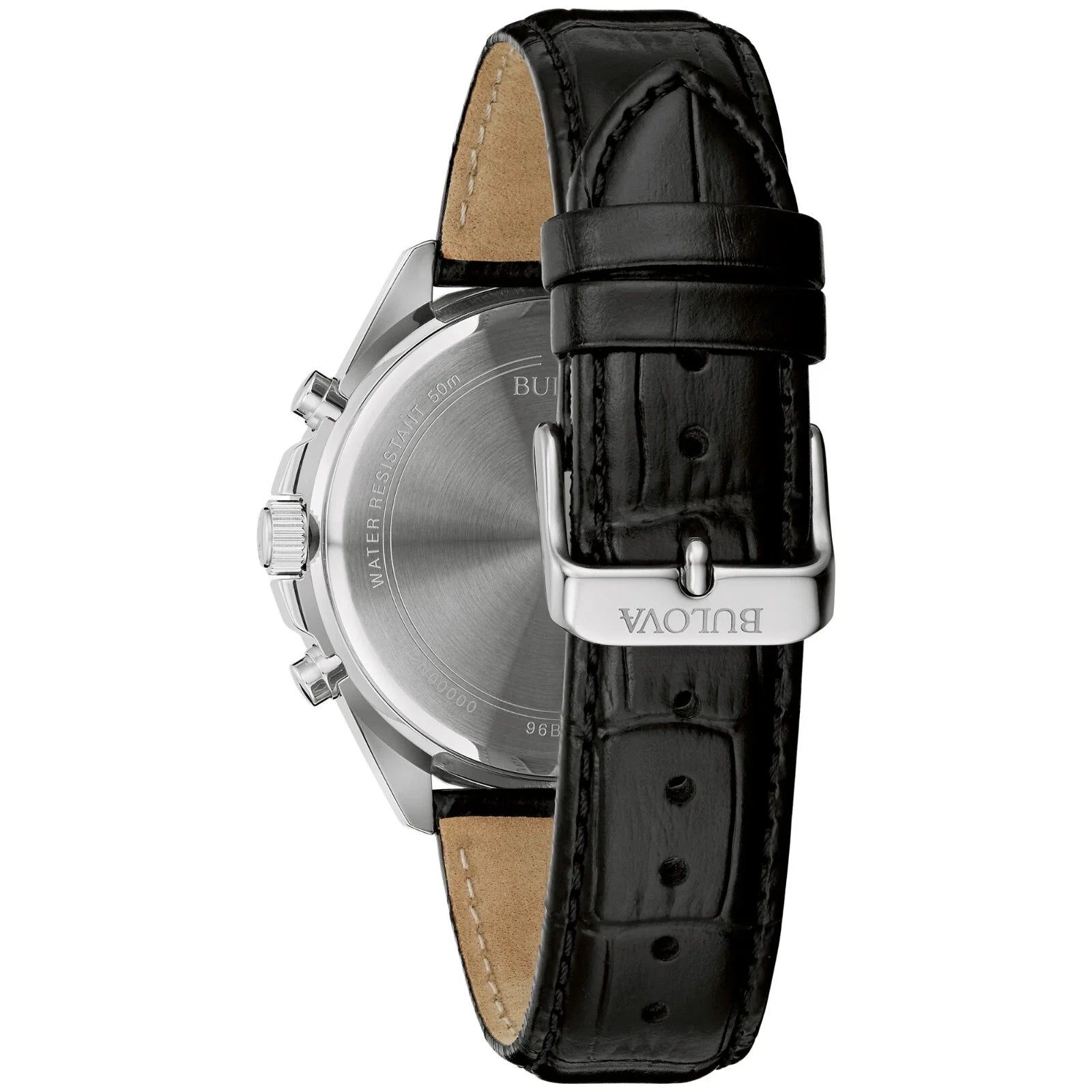96B450 Reloj Bulova Classic de hombre pulsera de piel 40 mm - Cuero Negro