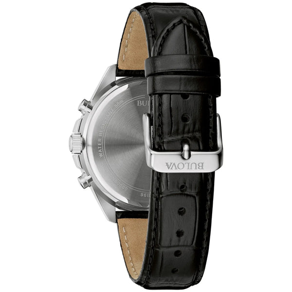 96B450 Reloj Bulova Classic de hombre pulsera de piel 40 mm - Cuero Negro