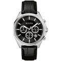 96B450 Reloj Bulova Classic de hombre pulsera de piel 40 mm - Cuero Negro
