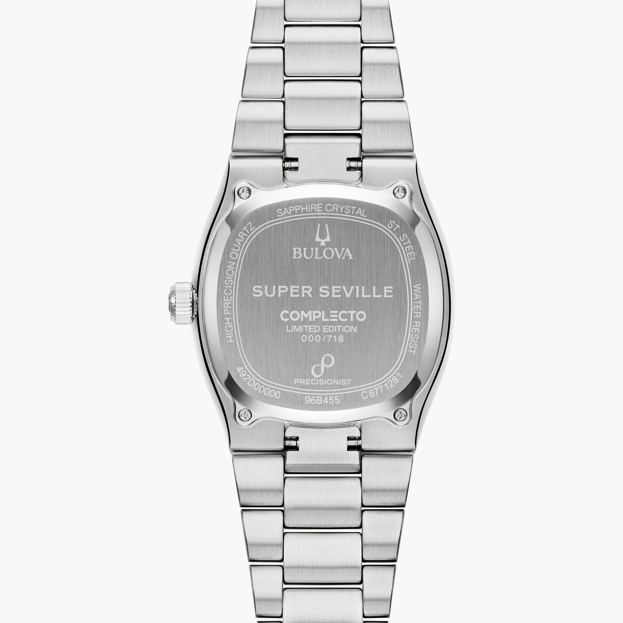 96B455 Reloj Bulova Super Seville de hombre correa de metal