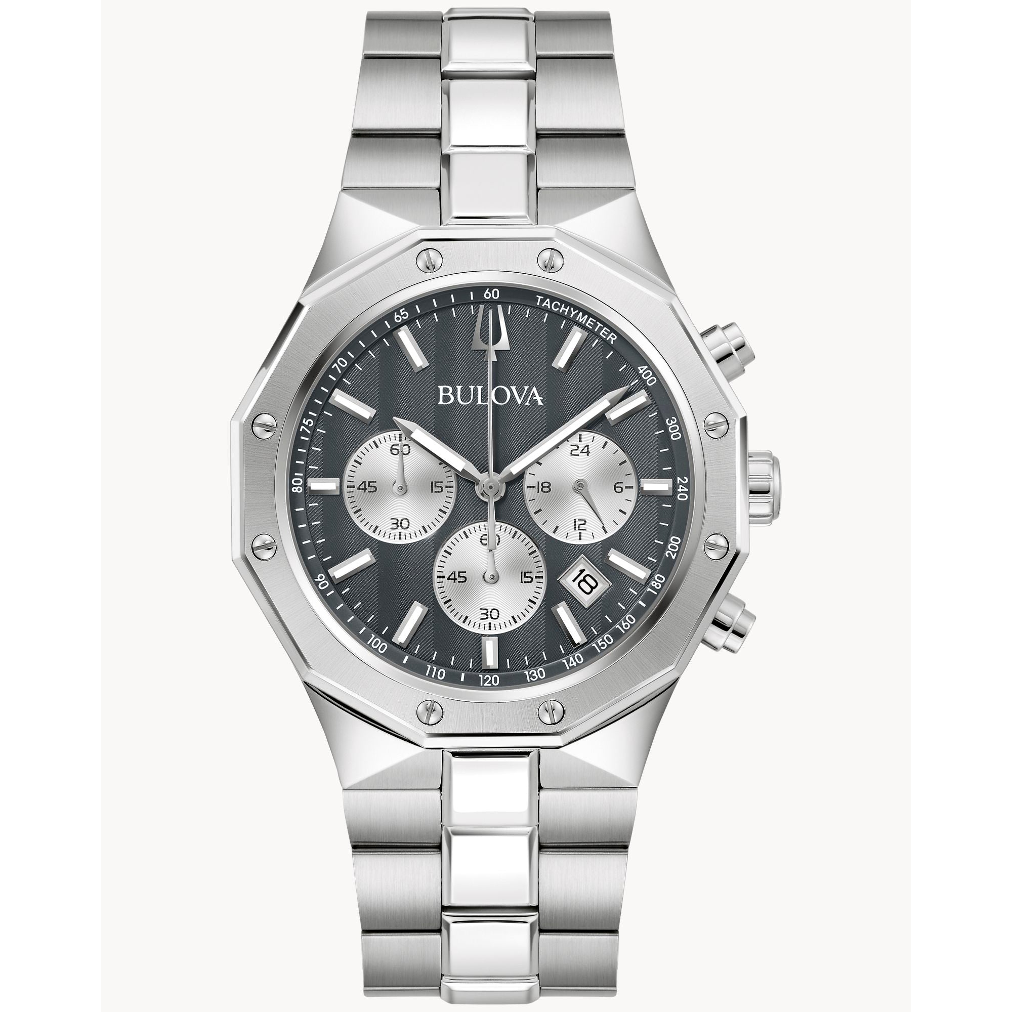 Reloj Bulova Marine Star Hombre Acero Esfera Gris - Reloj original en Guatemala