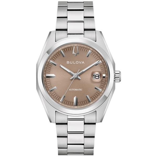 Reloj Bulova Surveyor Hombre Pulsera Acero Marrón - Reloj original en Guatemala