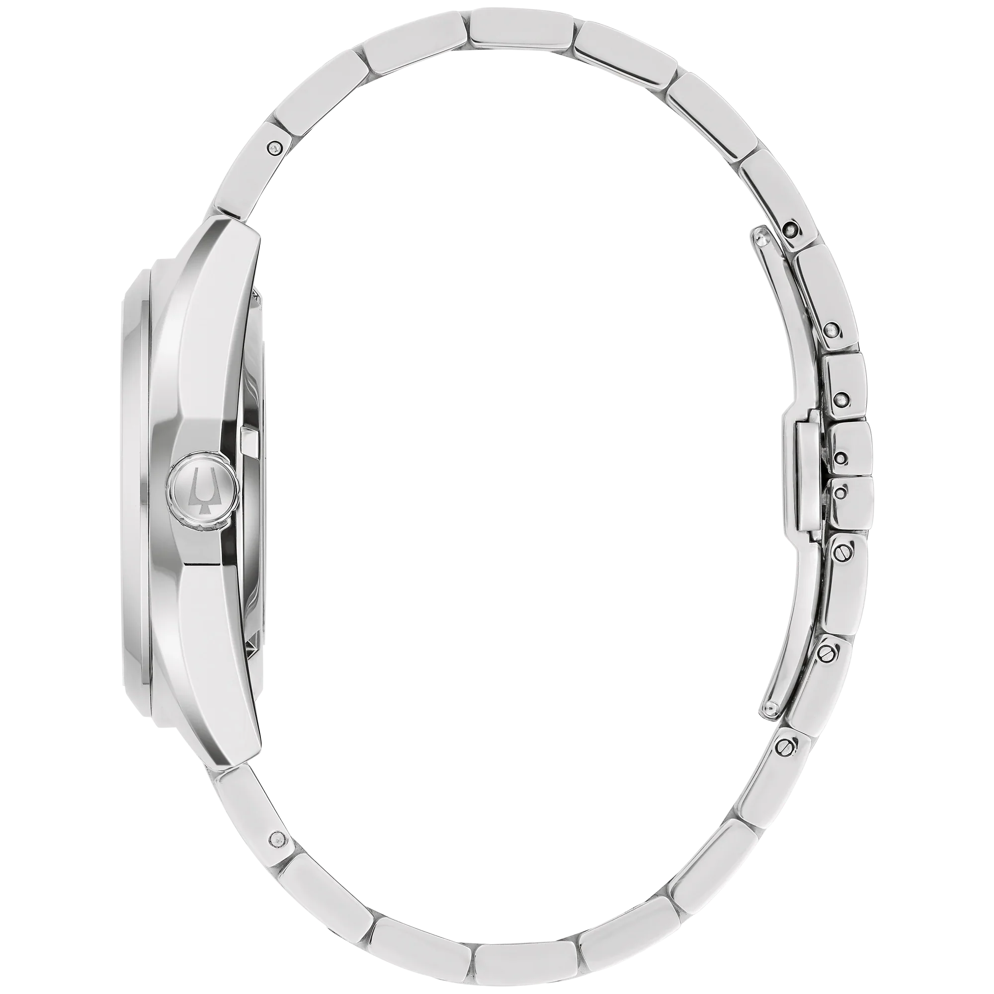 Reloj Bulova Surveyor Hombre Pulsera Acero Marrón - Detalle de esfera