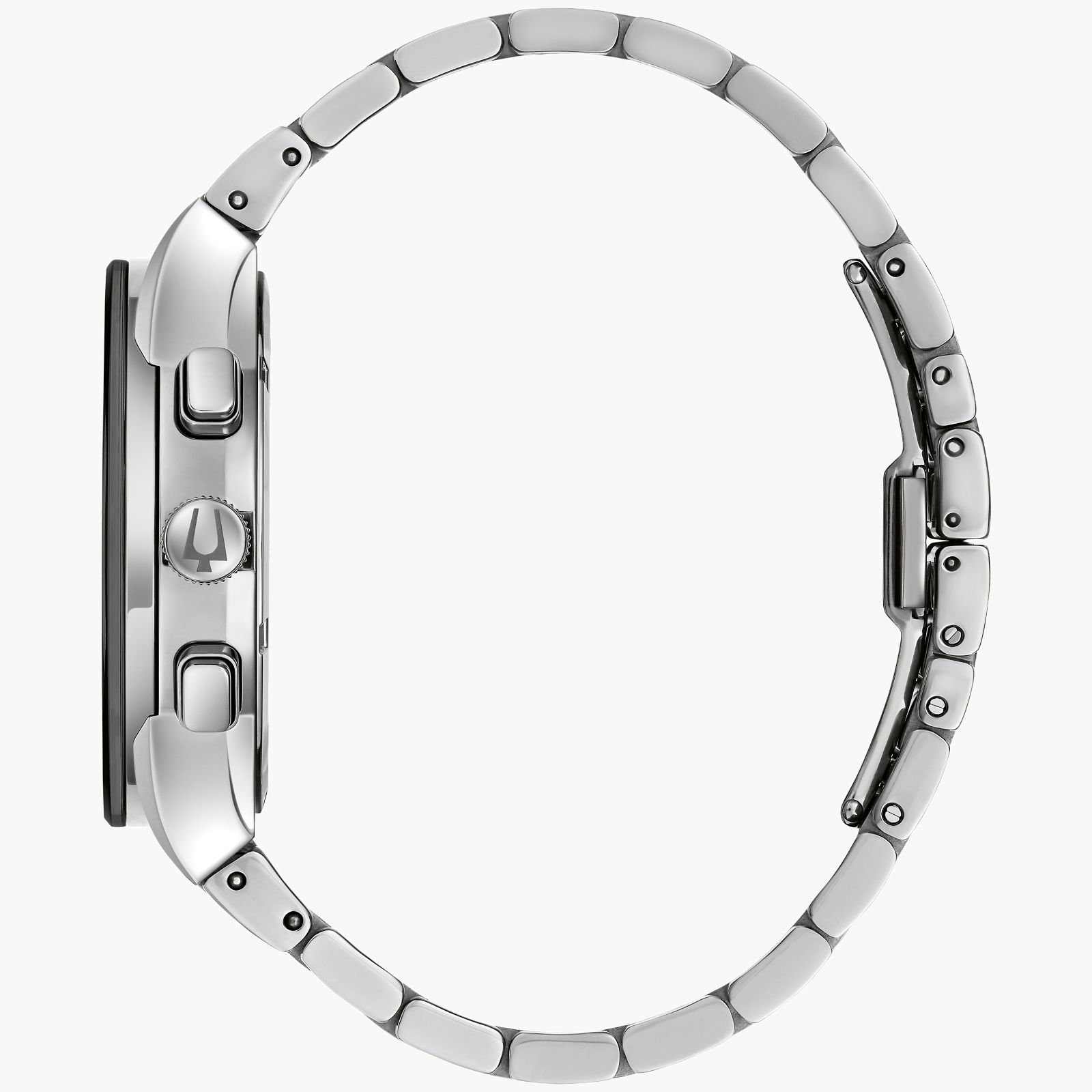 Reloj Bulova Modern Millennia Hombre Correa de Acero - Vista lateral